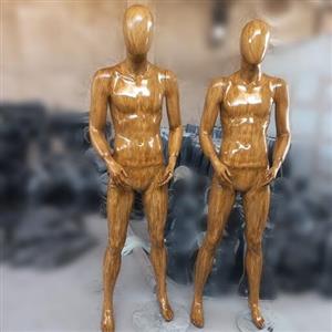 مانکن مردانه فایبرگلاس،ژست D، تمام طرح چوب