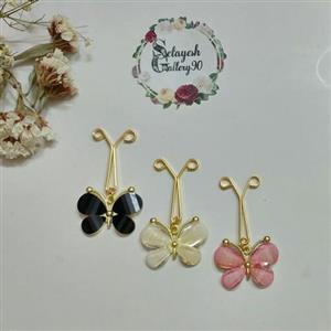 آویز روسری طرح پروانه