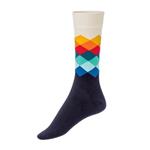 جوراب  ساقدار  مردانه 86درصد نخ برند هپی ساکس Happy socks آلمان