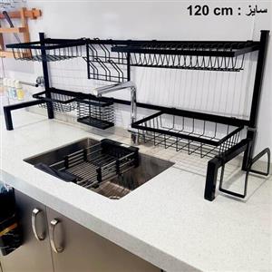 استند جاظرفی ( آبچکان بالای سینک ) استیل ایکس 120