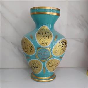 گلدان طرح مذهبی مناسب مجالس و اعیاد مذهبی با ذکر اسم ائمه اطهار علیهم السلام