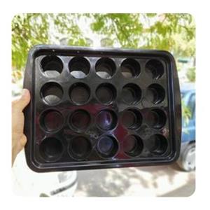 سینی جالیوانی پذیرایی مدل باران گنجایش 20 عدد لیوان  بسته 5 عددی 