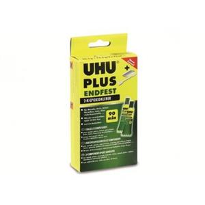 چسب دو قلوی صنعتی فورمول جدید اوهو UHU Plus Endfest NEW FORMULA