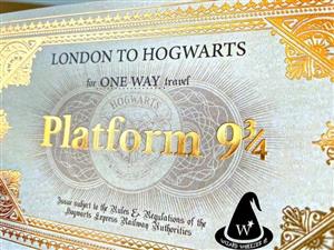 بلیط طلاکوب قطار هاگوارتز کد 091