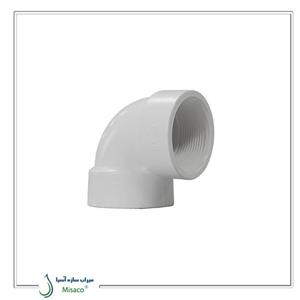 زانو ماده رزوه ای UPVC ویسپار