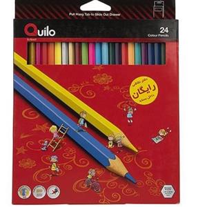 مداد رنگی 24 رنگ کوییلو کد 634004 Quilo 634004 24 Color Pencil