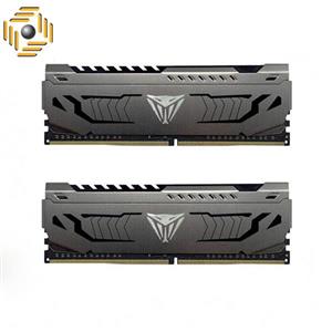 رم کامپیوتر پتریوت مدل Viper Steel Series DDR4 Dual فرکانس 3600 مگاهرتز و حافظه 32 گیگابایت