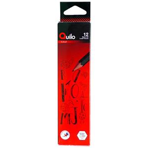 مداد کوییلو مشکی 12 عددی کد 634000 Pencil Quilo 12 Biack