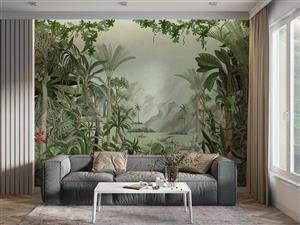 کاغذ دیواری منظره جنگل طبیعت W10163900