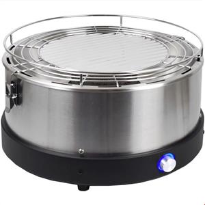 گریل باربیکیو کباب پز زغالی سینتروکس آلمان Syntrox Germany Holzkohlegrill Ciudad aus Edelstahl Raucharm  Höhe 195 mm  A Ware