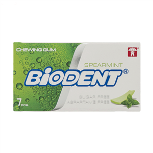 ادامس بایودنت طعم نعناع Biodent Spearmint Flavour Chewing Gum Pack Of 12 