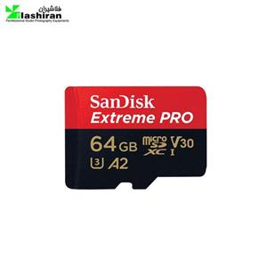 کارت حافظه MicroSD سندیسک 64 گیگابایت سرعت200 مگابایت همراه با خشاب