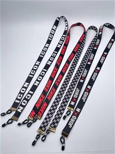 بند عینک زنانه مردانه طرح دار پارچه ای کد 160 