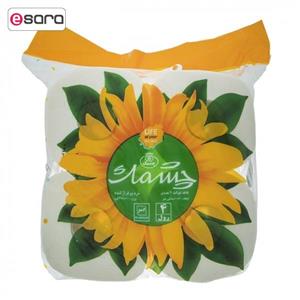 دستمال توالت چشمک چهار 4 قلو طرح آفتابگردان Cheshmak Sunflower Toilet Paper Pack of 4