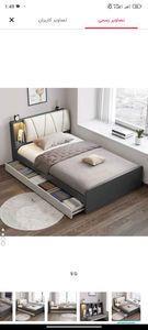تخت خواب یک نفره مدل توپولوف 3 سایز 120×200 سانتی متر