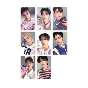 استیکر کارت مدل PH-472 طرح فتوکارت استری کیدز straykids بسته 8 عددی -