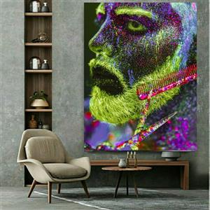 تابلو بوم طرح آرایشگاه مردانه مدل ART کد PB1206