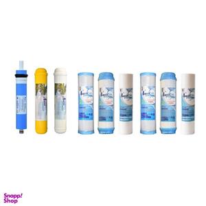 فیلتر دستگاه تصفیه آب آکوا پیورست مدل ECO FILTER 900 مجموعه 9 عددی