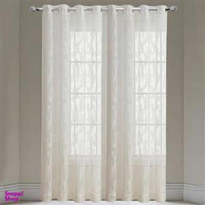 پرده تیکو دکو مدل تور راشل طرحدار سایز 300x280 سانتی متر