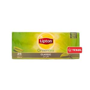 چای سبز تی بگ لیپتون 25 عددی