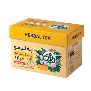 دمنوش مخلوط گیاهی به لیمو با نبات دلژین 32 گرم Herbal Tea Lemon Bee brush with Rock candy Deljin gr 