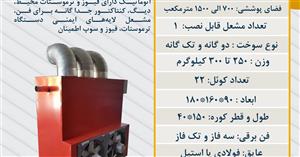 هیتر گلخانه ای 220 هزار کد HC220