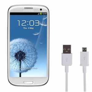 کابل شارژ اصلی گوشی سامسونگ Samsung Galaxy S III