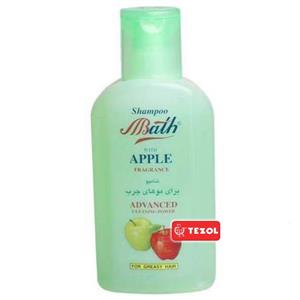 شامپو موی سر بس مدل سیب مخصوص موهای چرب حجم 280 گرمی Bath Apple Hair Shampoo 280ml