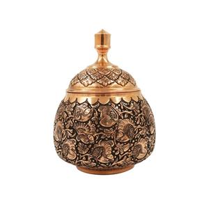 قندان قلم زنی قرمز 20 سانتی متر کد ham807 