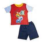 ست تی شرت و شلوارک نوزادی آدمک مدل  مانستر کد 160801