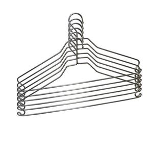 چوب لباسی الماس مدل قلاب دار کد YP-ES05 مجموعه 5 عددی