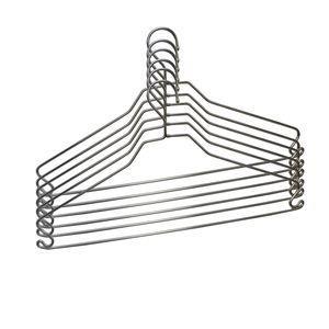 چوب لباسی الماس مدل قلاب دار کد YP-ES05 مجموعه 5 عددی