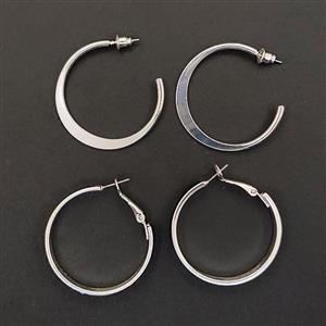 گوشواره زنانه اکسسورایز مدل مدرن مجموعه 2 عددی