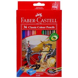 مداد رنگی 36 رنگ Faber-Castell مدل کلاسیک کد 115856 Faber-Castell Classic 36 Colors Pencils