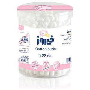 گوش پاک کن کودک فیروز مدل A01 بسته 100 عددی