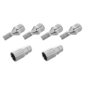پیچ چرخ و رینگ ضد سرقت خودرو چیکال مدل M-34 مناسب برای پژو 405 مجموعه 6 عددی
