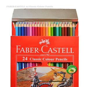 مداد رنگی 24 رنگ فابر کاستل مدل Classic Faber-Castell Classic 24 Color Pencil