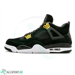 کفش بسکتبال مردانه نایک طرح اصلی Nike Air Jordan 4 Black Gold