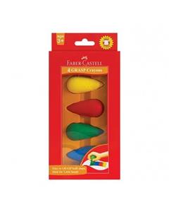 مداد شمعی فابر کاستل مدل لامپی - بسته 4 رنگ Faber-Castell Bulb Crayons - Pack of 4