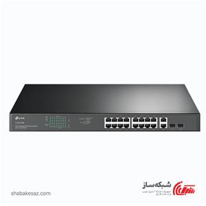 سوئیچ شبکه 18 پورت تی پی لینک مدل TL-SG1218MP  POE