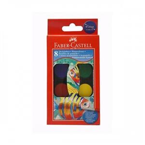 آبرنگ فابر کاستل - بسته 8 رنگ Faber-Castell Watercolor - Pack of 8