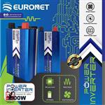 اینورتر 5000 وات 12-24 ولت شبه سینوسی اتومات برند یورونت مدل euronet-5kw-24v-auto