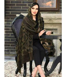شال مشکی طلایی براق فندی 2834