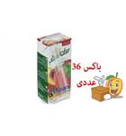 باکس 36 عددی آبمبوه پاکتی 200 میلی لیتر هلو سان استار