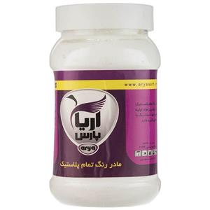 قوطی مادر رنگ پلاستیک سفید آریا پارس مدل E1013 وزن 1 کیلوگرم