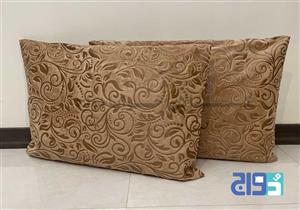 روبالشی مخمل سوما طرح سنتی (طلایی) کد ۱۴۰۲۰۵۰۷۳