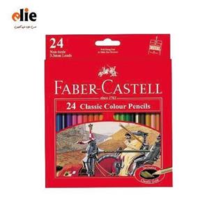 مداد رنگی 24 رنگ فابر کاستل Faber-Castell 24 Color Pencils