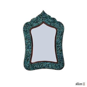 آینه فیروزه کوبی آقاجانی مدل مستطیل ارتفاع ۴۶ 