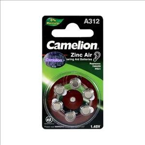 باتری سمعک کملیون مدل A312 بسته 12 عددی