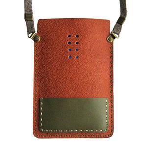 کیف گردن آویز چرم طبیعی دانوب مدل PH5.5-2-X31 مناسب برای گوشی موبایل تا سایز 5.5 اینچ 